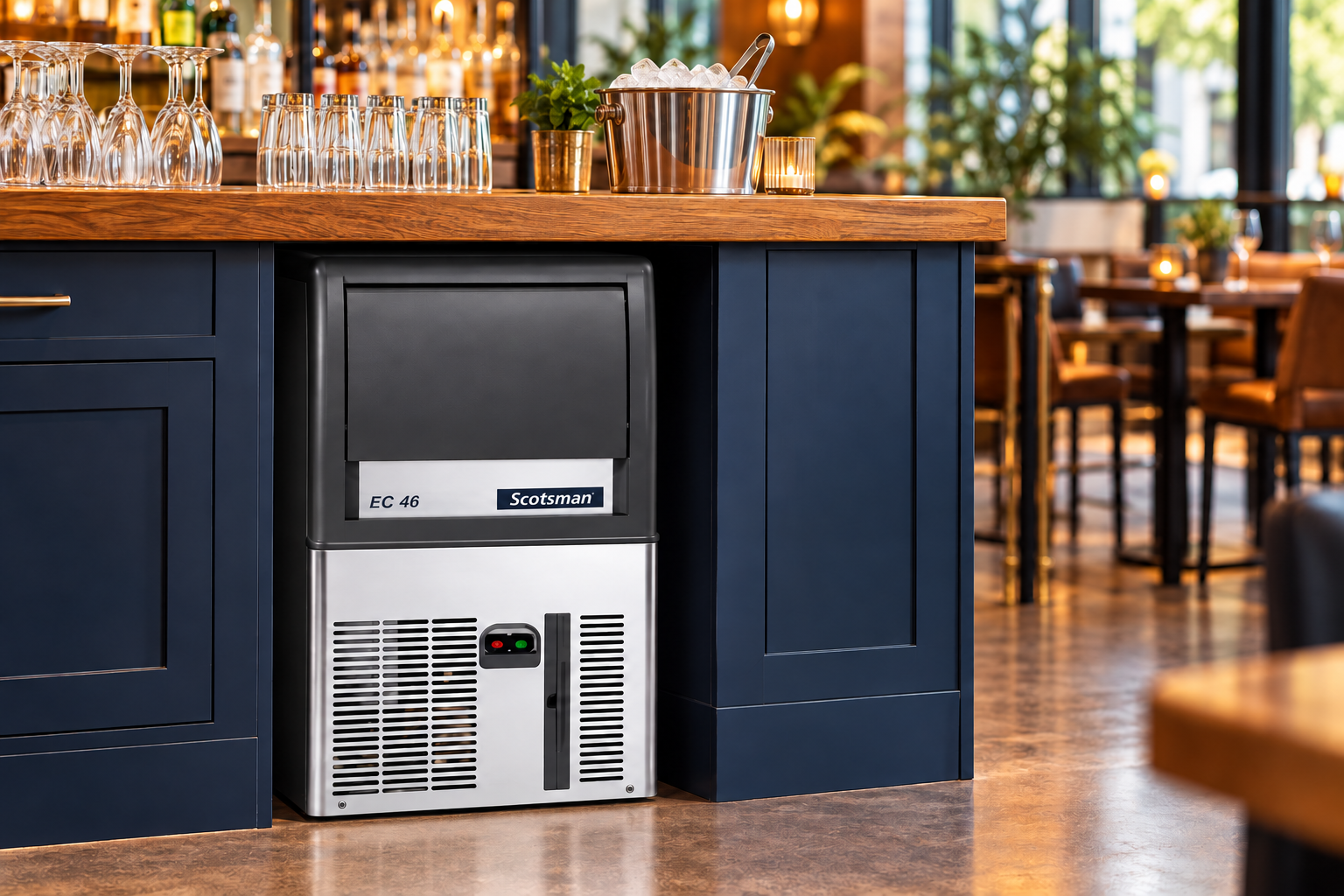 Scotsman ice machine in a hospitality setting