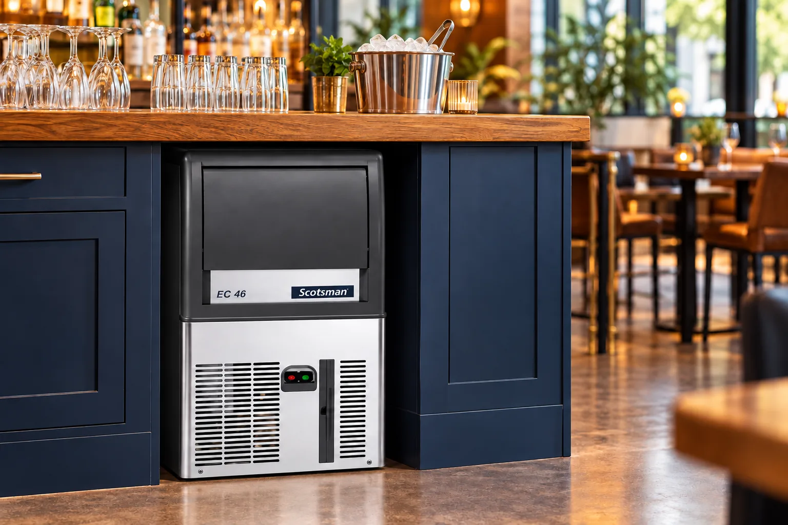 Scotsman ice machine in a hospitality setting